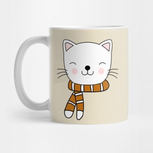 Cute and Funny Autumn Cat Mug